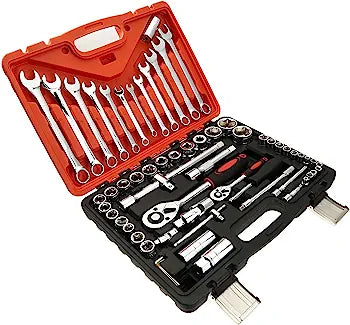 Russian 61 PCS Wrench Spanner Set Steel Auto Sleeve Combination Hardware Car Repair Tool Socket Set
