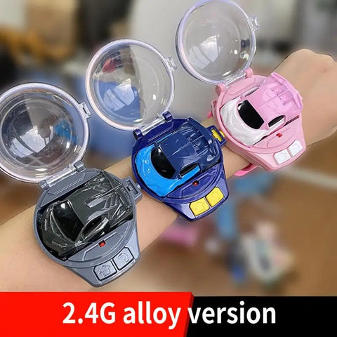 Portable Kids Mini Watch Remote Control Car Toy USB Charging - Birthday Gift