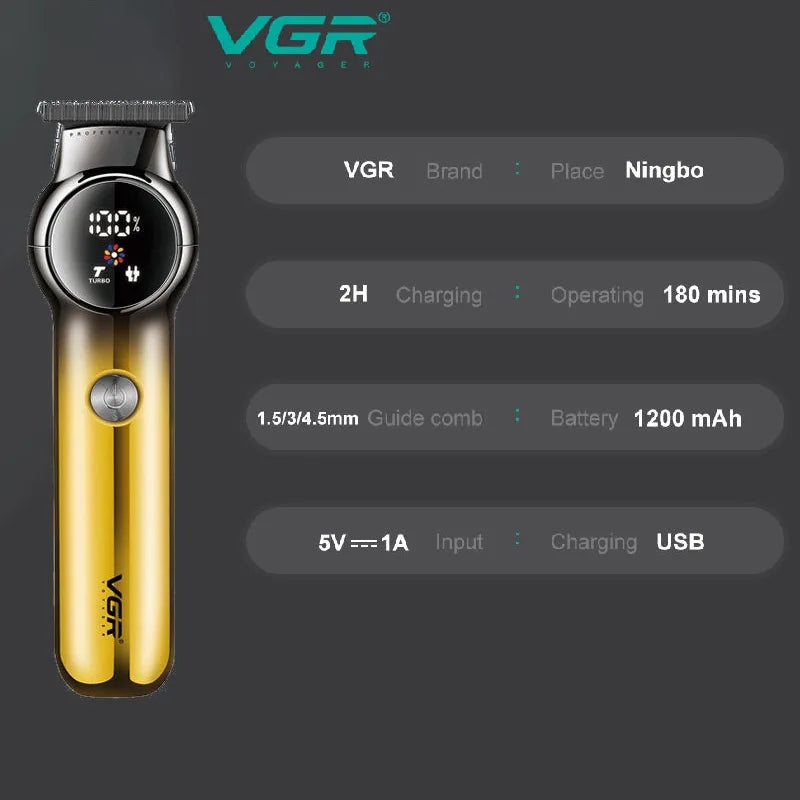 VGR V-989 Professional Hair Trimmer Body Beard Hair