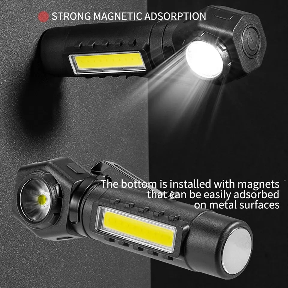 LED HEL-T93 Super Bright LED  2 in 1  Headlamp Rechargeable Flash Light