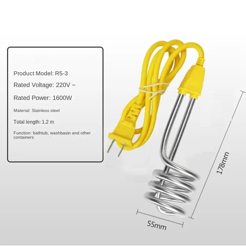 3000W Floating Electric Heater Boiler Water Heating Element 220V