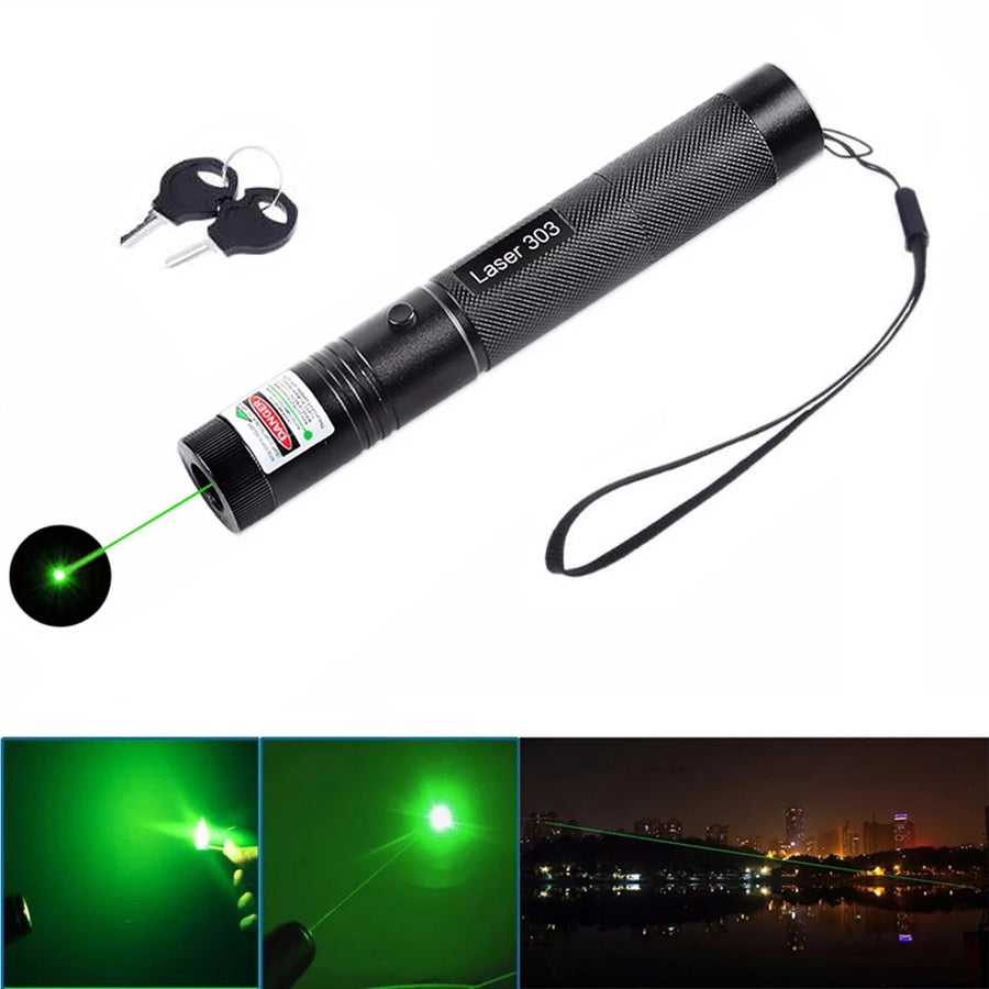 Rechargeable Laser Pointer Zoomable 1km range | model 301 303