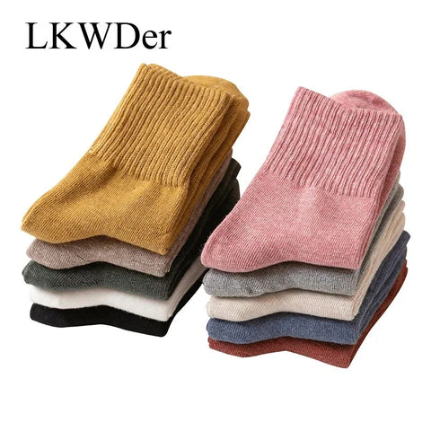 5 PAIRS Women's warm Cotton Socks