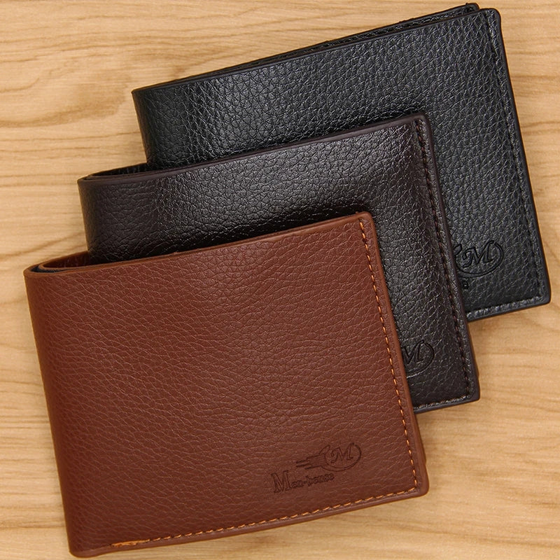 MenBens Leather Wallet for Men Women with Card Holder