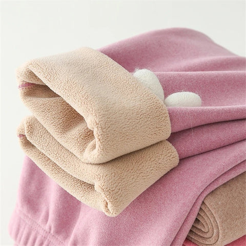 Ladies Cashmere Velvet thermal Underwear Double Layer Warm Lingerie Suit
