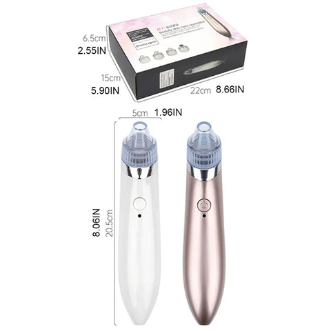 Blackhead suction Remover Pore Vacuum Acne Electric Pore Cleaner Whitehead Extractor Tool