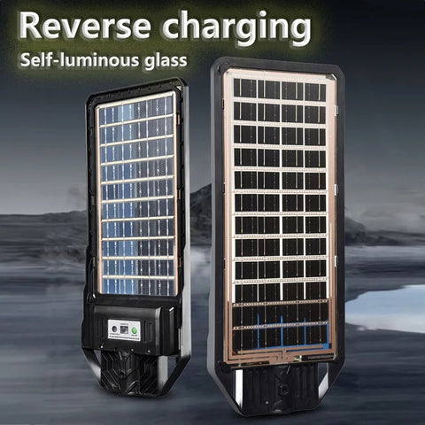 Double side Solar Lights 200 W Outdoor Lights 6500K 80000LM Solar Street Light