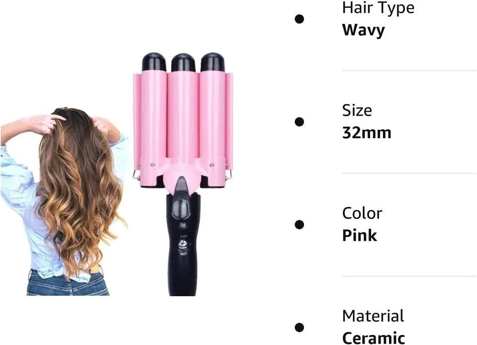 High Quality Hair Curling Iron Ceramic Triple Barrel Hair Curler Hair Waver Styling Tools Hair Styler