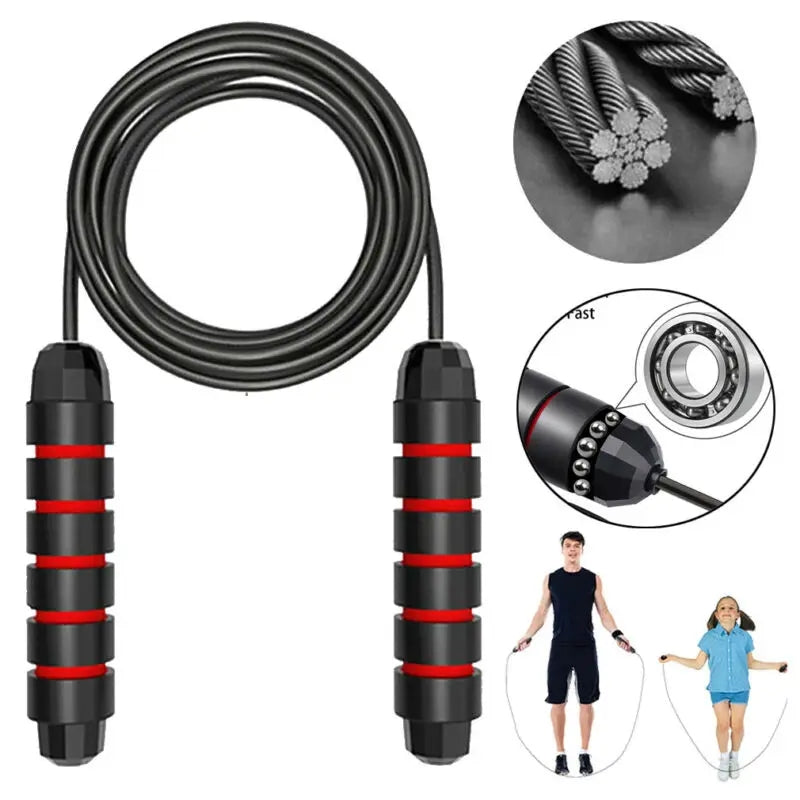 Skipping Rope Adjustable Jumping Rope Fitness Speed Gym