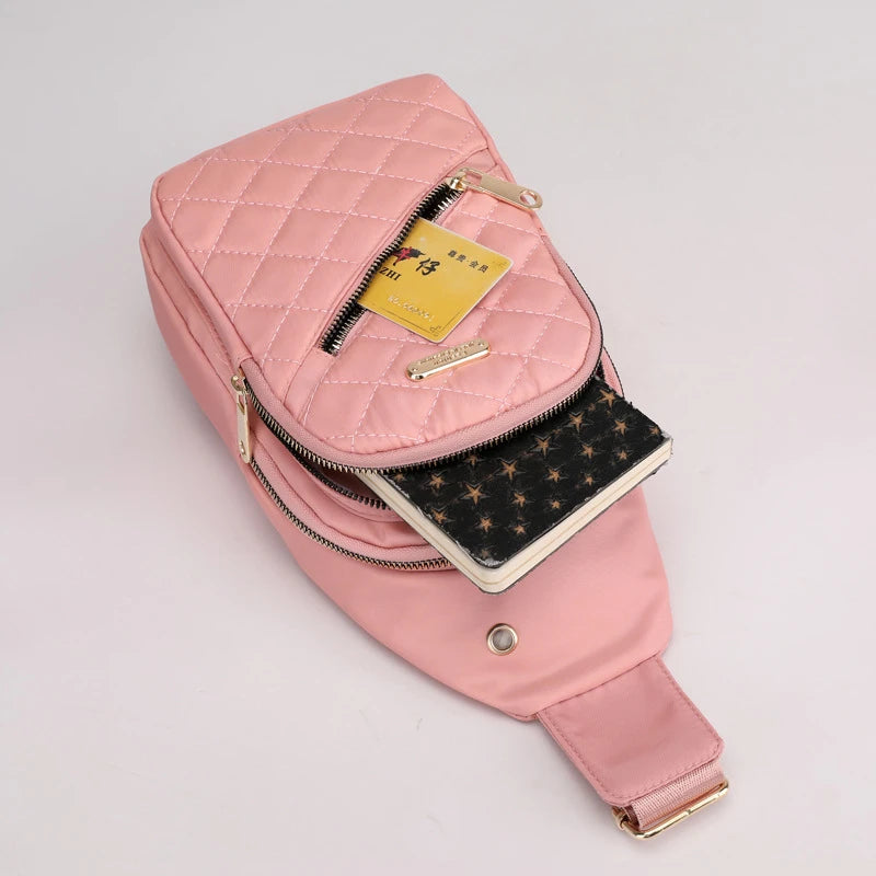 Chest Bag Women Fanny Pack Handbags Designer Sling Luxury Sling Waist Crossbody Purses Shoulder Pouch Female Small Fashion Pink