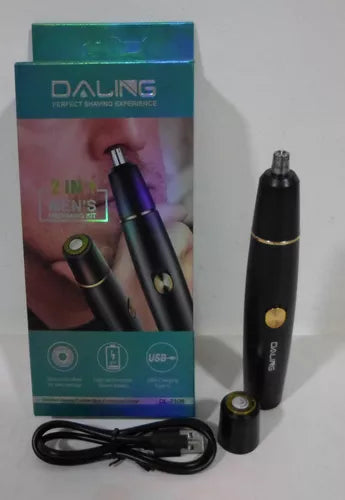 2 in 1 Daling 7108 profession hair Nose Trimmer