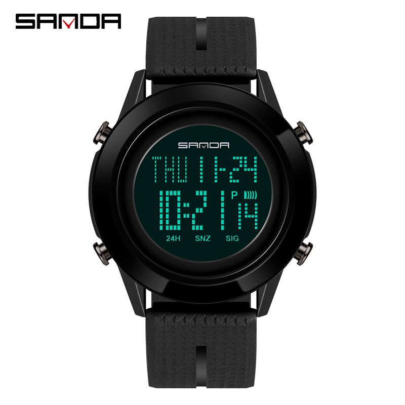 SANDA Brand Men's Trend Simple Fashion Creative Electronic Watch Sports Waterproof Men's Watch