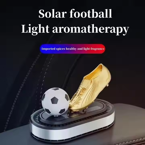 New Car air fresheners Football Design Solar Energy Aroma Diffuser