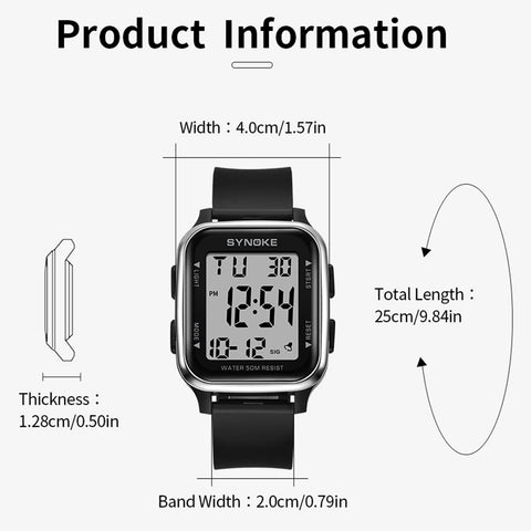Men Multifunctional Fashion Sport Watch