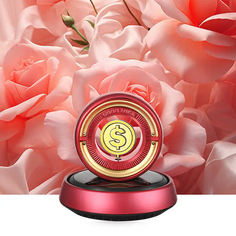Gold Coin Car perfume Solar Air Freshener