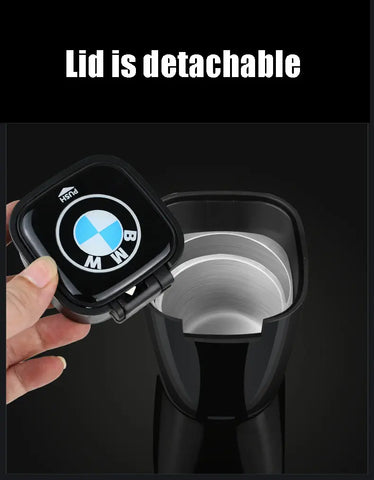 Universal Steel Ashtray with LED Light for Different Car