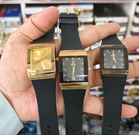 Unique Rubber Strap Waterproof couple watch