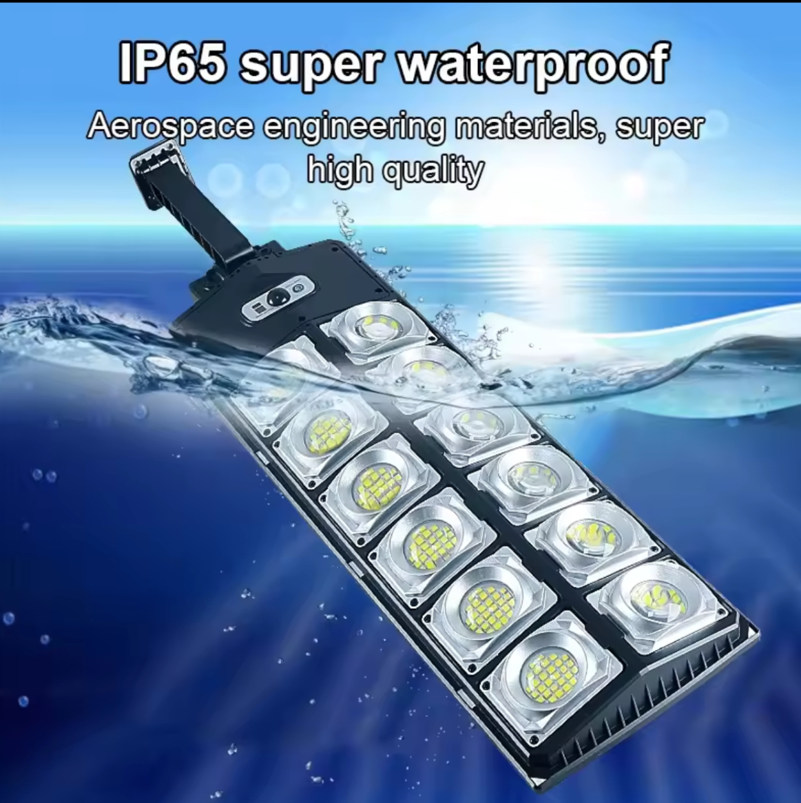 20000LM Powerful LED Solar Light Outdoor Solar Lamp ip65 Waterproof