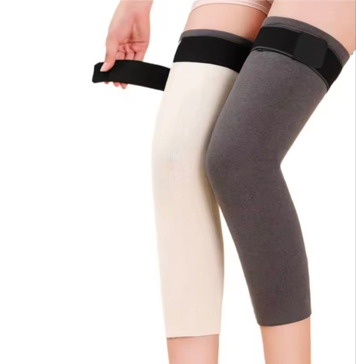 Velvet Cashmere Knee Warmer Non-Slip Elastic Legging