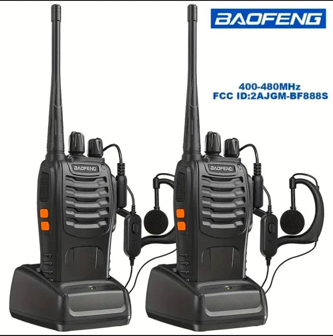 Baofeng BF-888S Walkie Talkie Two-way Radio Set