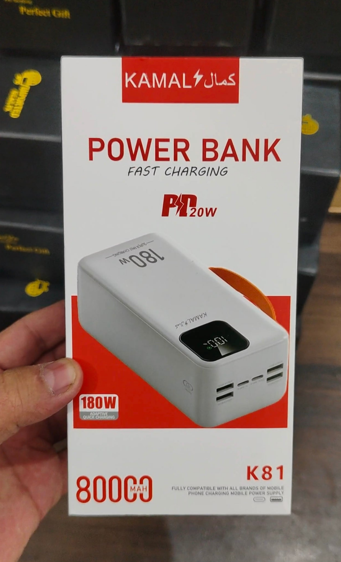 80000mah Super Fast 180w power bank