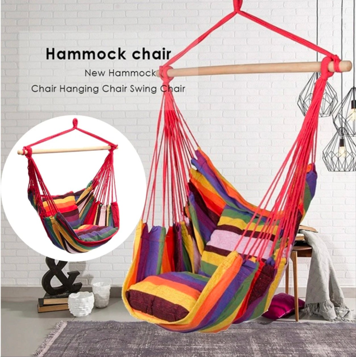 Hanging Hammock chair Swing 160kg support