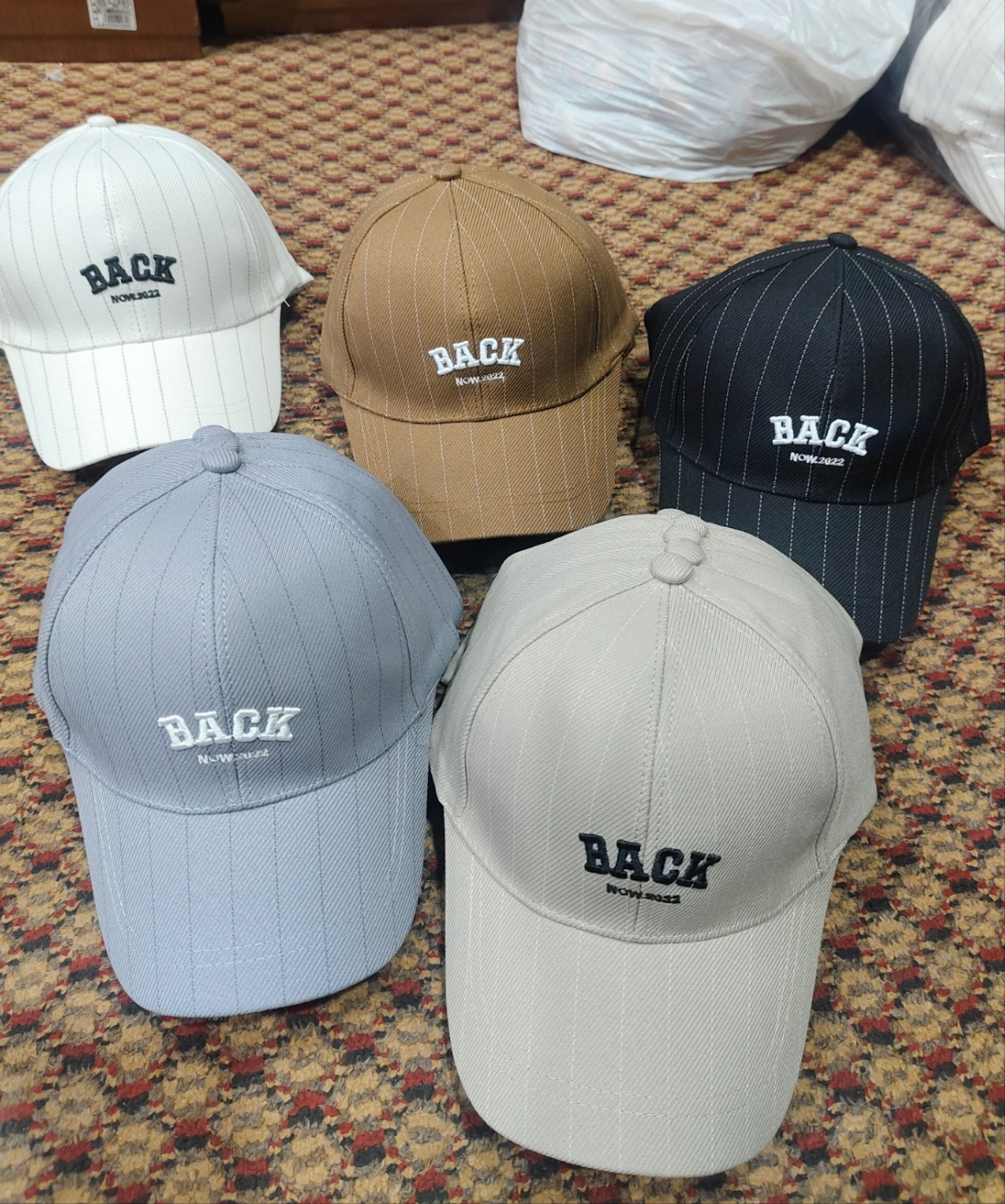 Back design out door fashion cap with adjustable size buckle