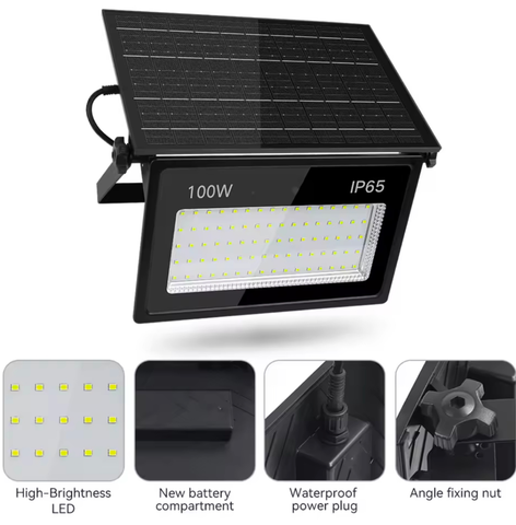 Solar Motion Sensor Light - Solar Powered Cordless