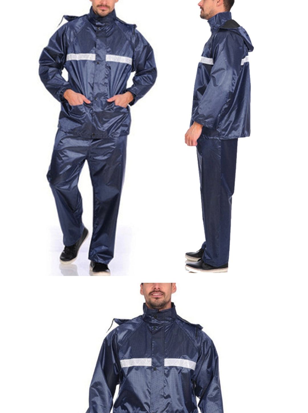 Imported pvc Rubber coated Rain suit Waterproof