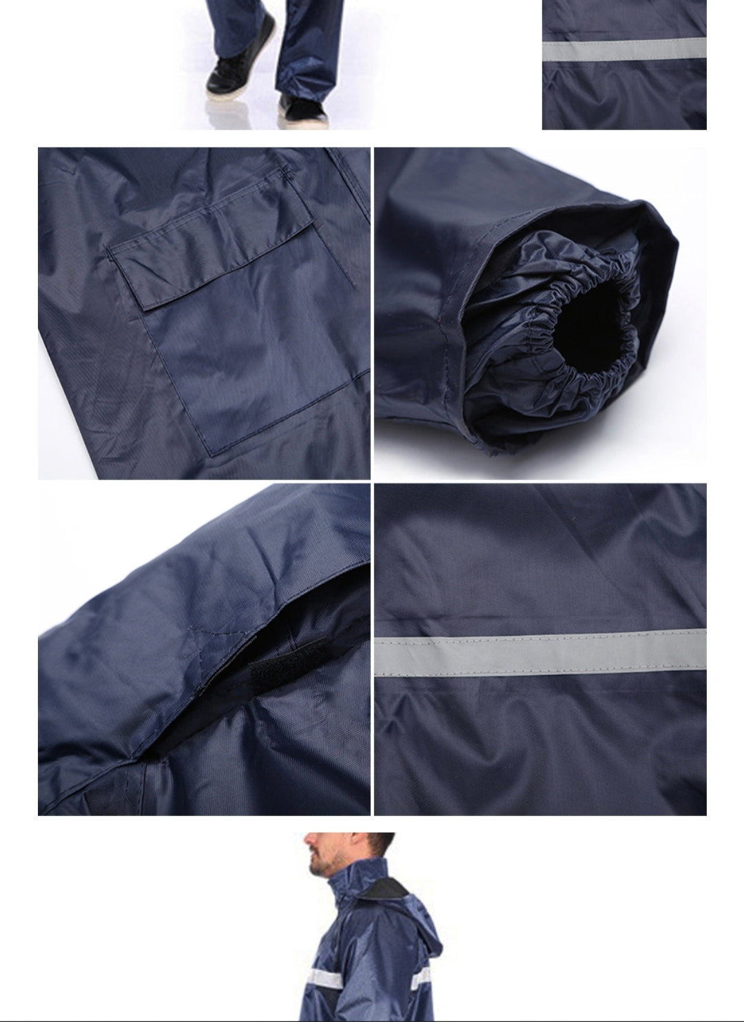 Imported pvc Rubber coated Rain suit Waterproof