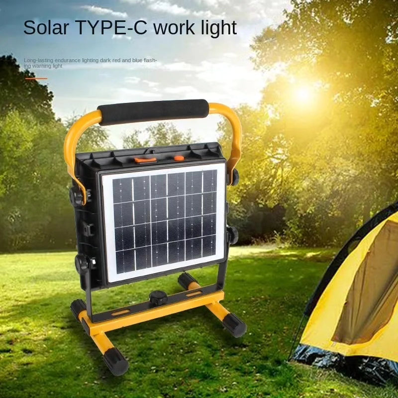 2000 watt LED Portable Rechargeable Solar Floodlight Waterproof Spotlight