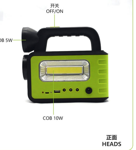 Multi Function Solar Portable Lighting System
4500mAh Off-Grid Solar System Kits for Camping