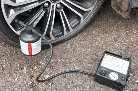 Japani Portable Air Pump Compressor for Car Tires - Car Air Compressor with LED Light & Carrying Bag