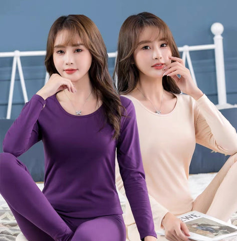 Women Winter Fleec Thermal Inner Wear Set