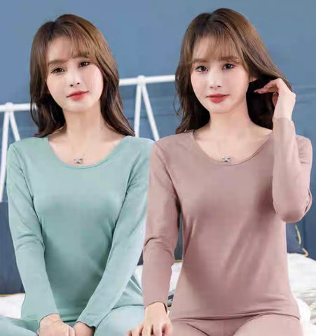 Women Winter Fleec Thermal Inner Wear Set