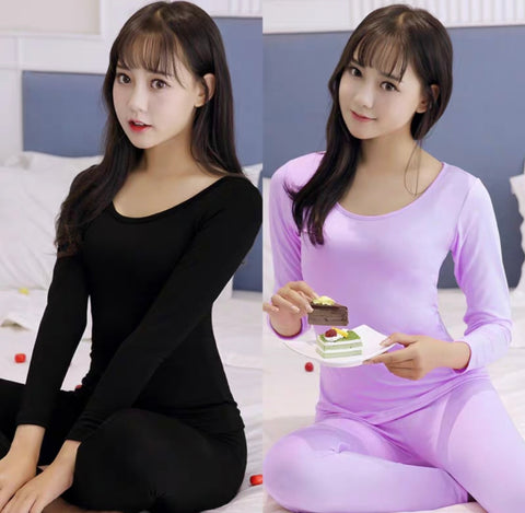 Women Winter Fleec Thermal Inner Wear Set