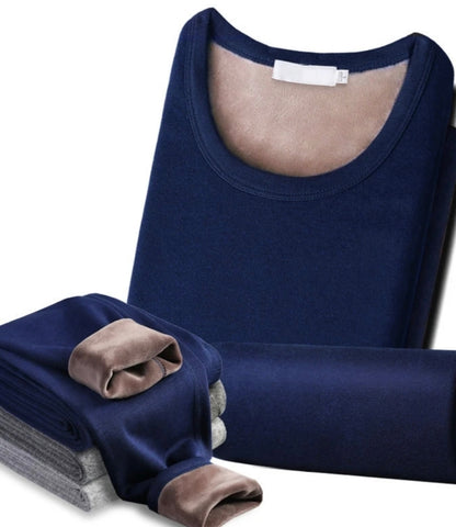 Men's Thick Thermal Underwear Double Layer Plus Velvet Pant & shirt suits