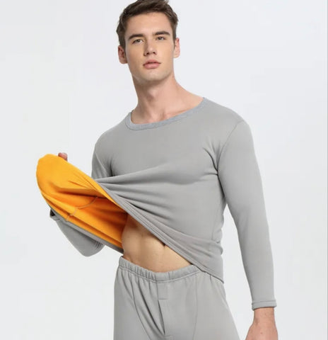 Men's Thick Thermal Underwear Double Layer Plus Velvet Pant & shirt suits