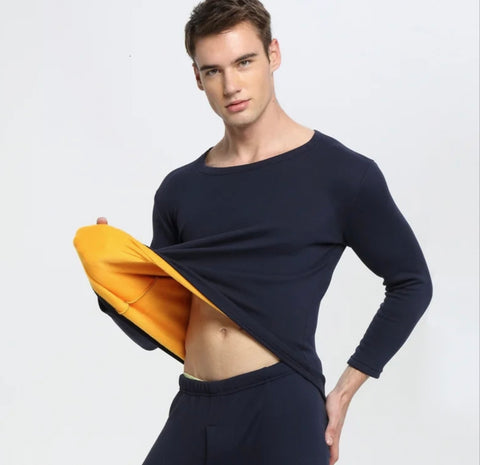 Men's Thick Thermal Underwear Double Layer Plus Velvet Pant & shirt suits