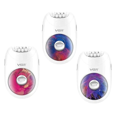 VGR Rechargeable Women Epilator For Face Hair Remover For Face Legs Body Bikini Underarms