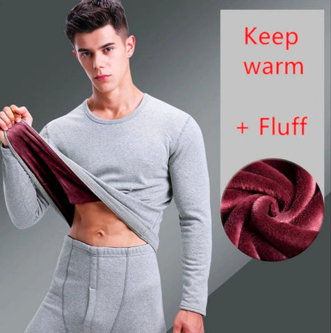 Winter Lumb Wool Double Layer Warm Suit Plus Velvet -30°