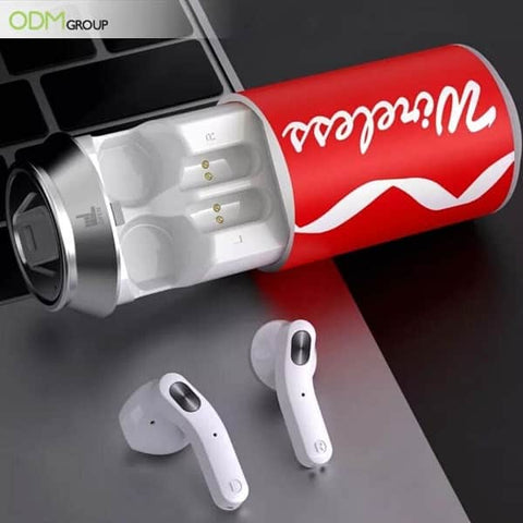 TWS Earbuds, Creative cola Cans Shaped Stereo SmaartTouch Control Wireless earphone