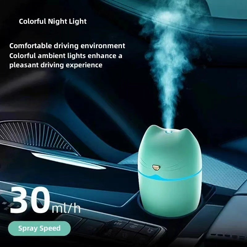 Cute Air Humidifier 260ml Essential Oil Spray Aroma Diffuser Mist Maker