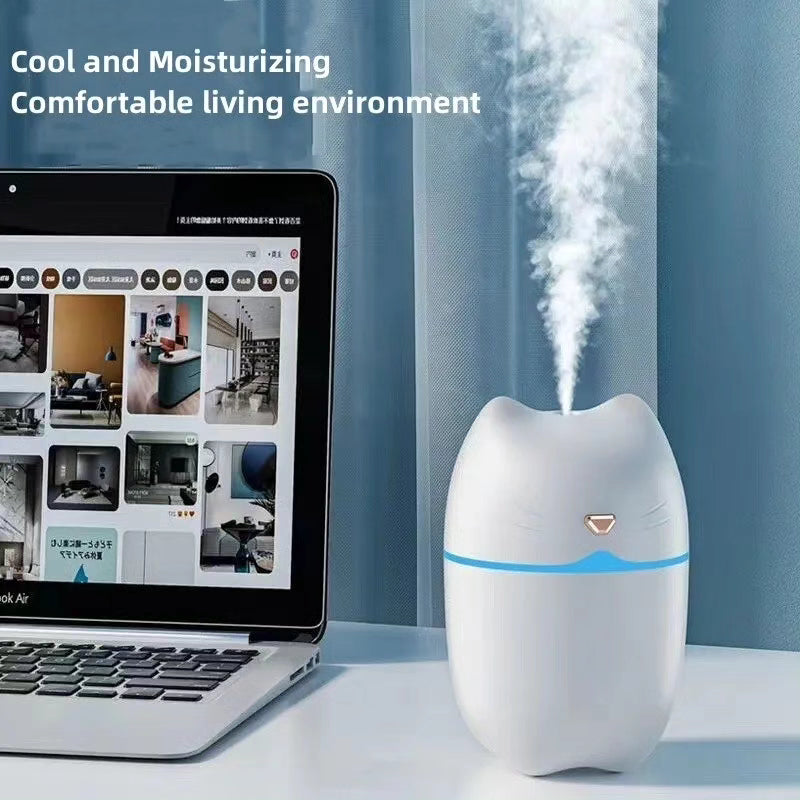 Cute Air Humidifier 260ml Essential Oil Spray Aroma Diffuser Mist Maker