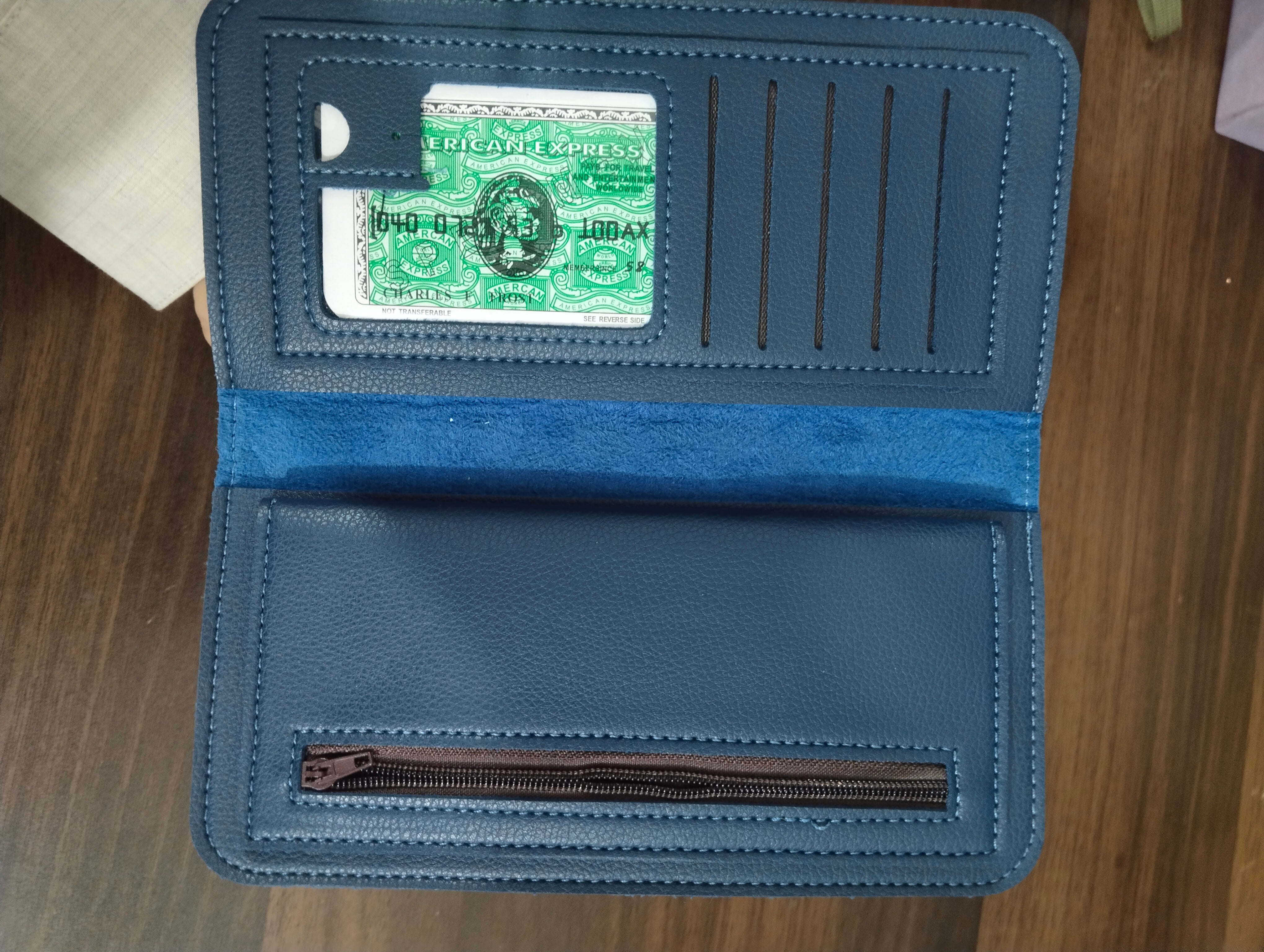 Genuine Leather Long Wallet  by dunbollu