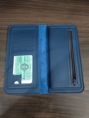 Genuine Leather Long Wallet  by dunbollu
