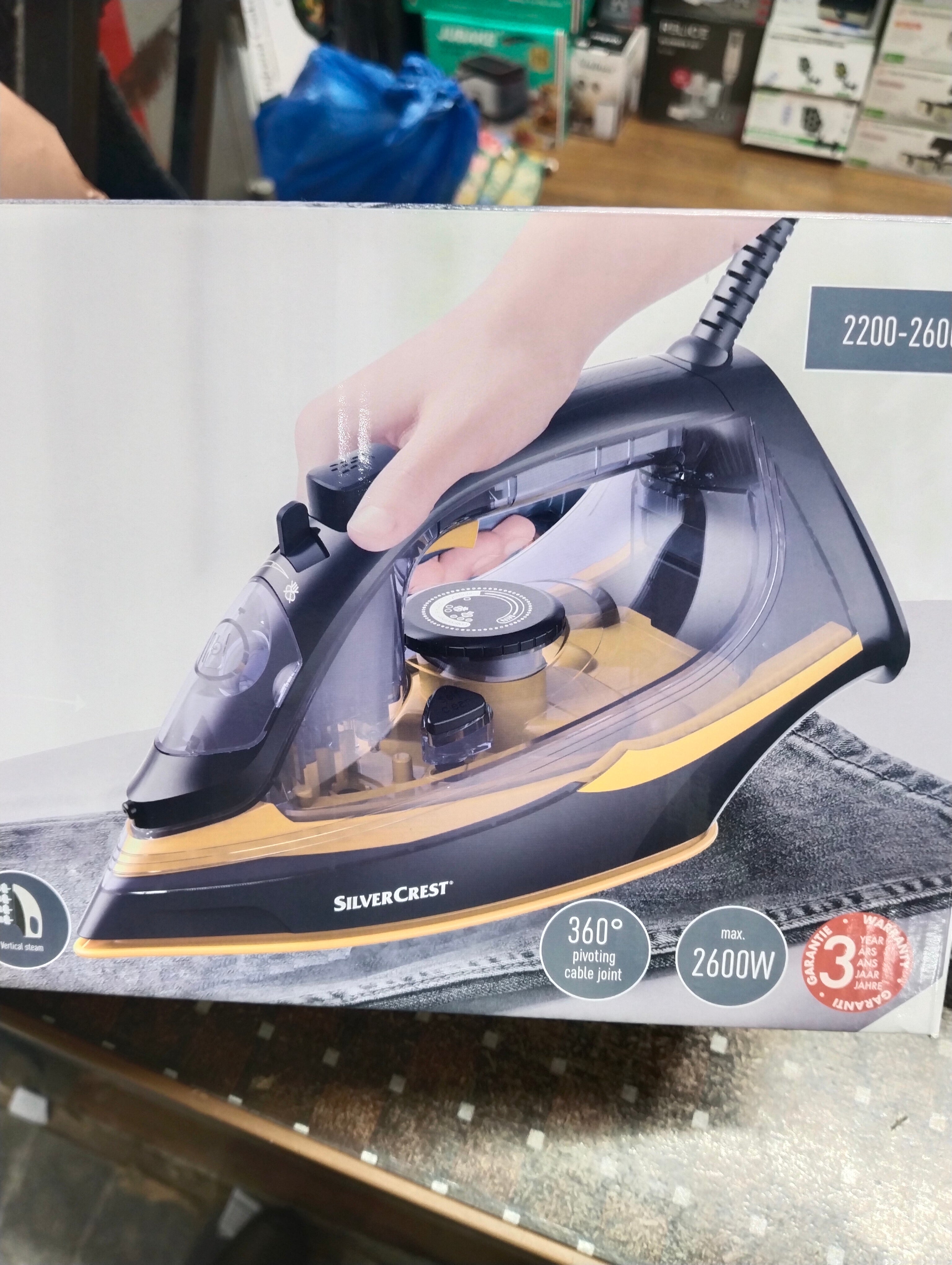 Silver Crest Steam Iron HEAVY DUTY 2200- 2600W