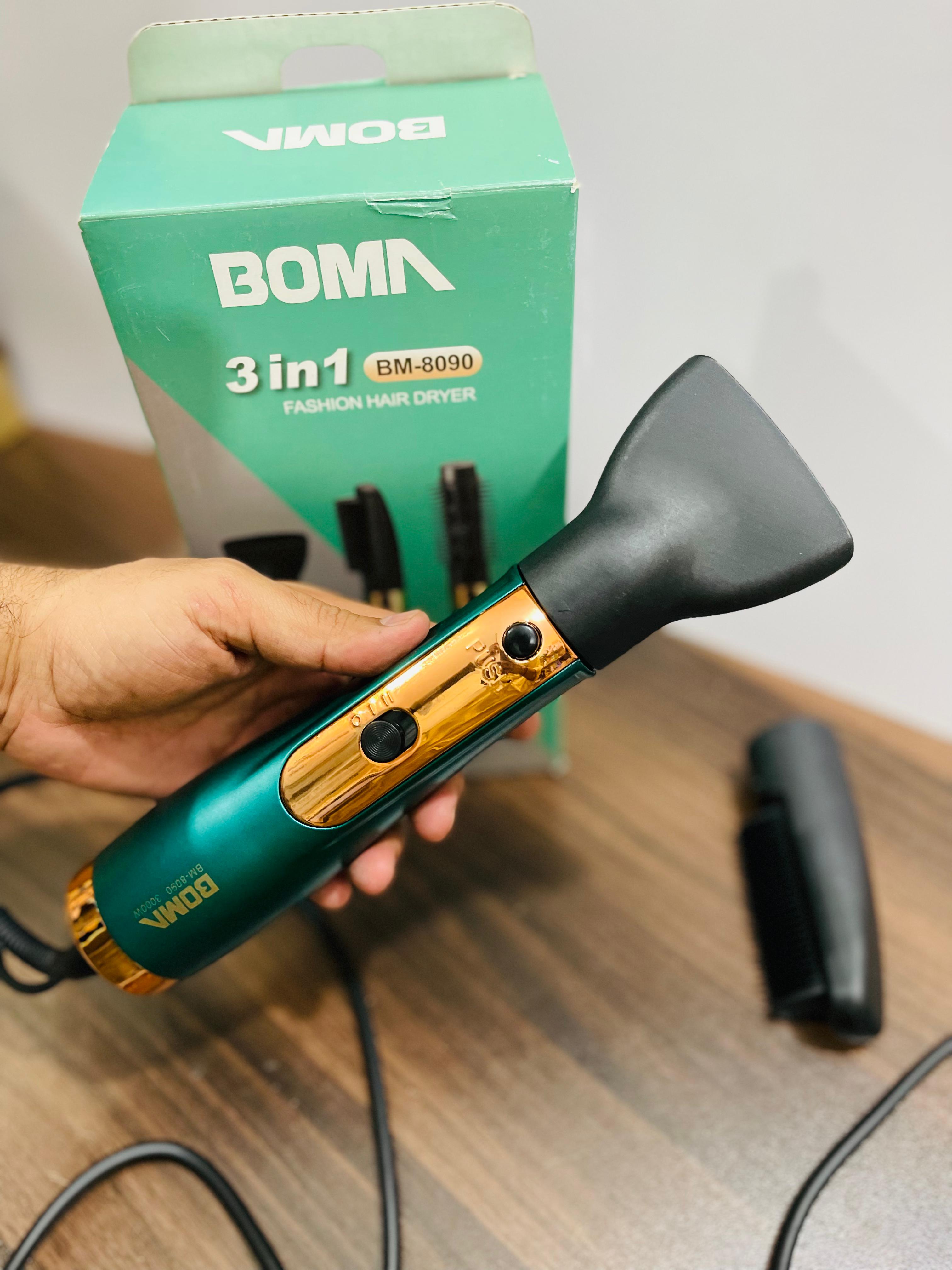 Bovma 3 in 1 Fashion hair Straightener & Dryer