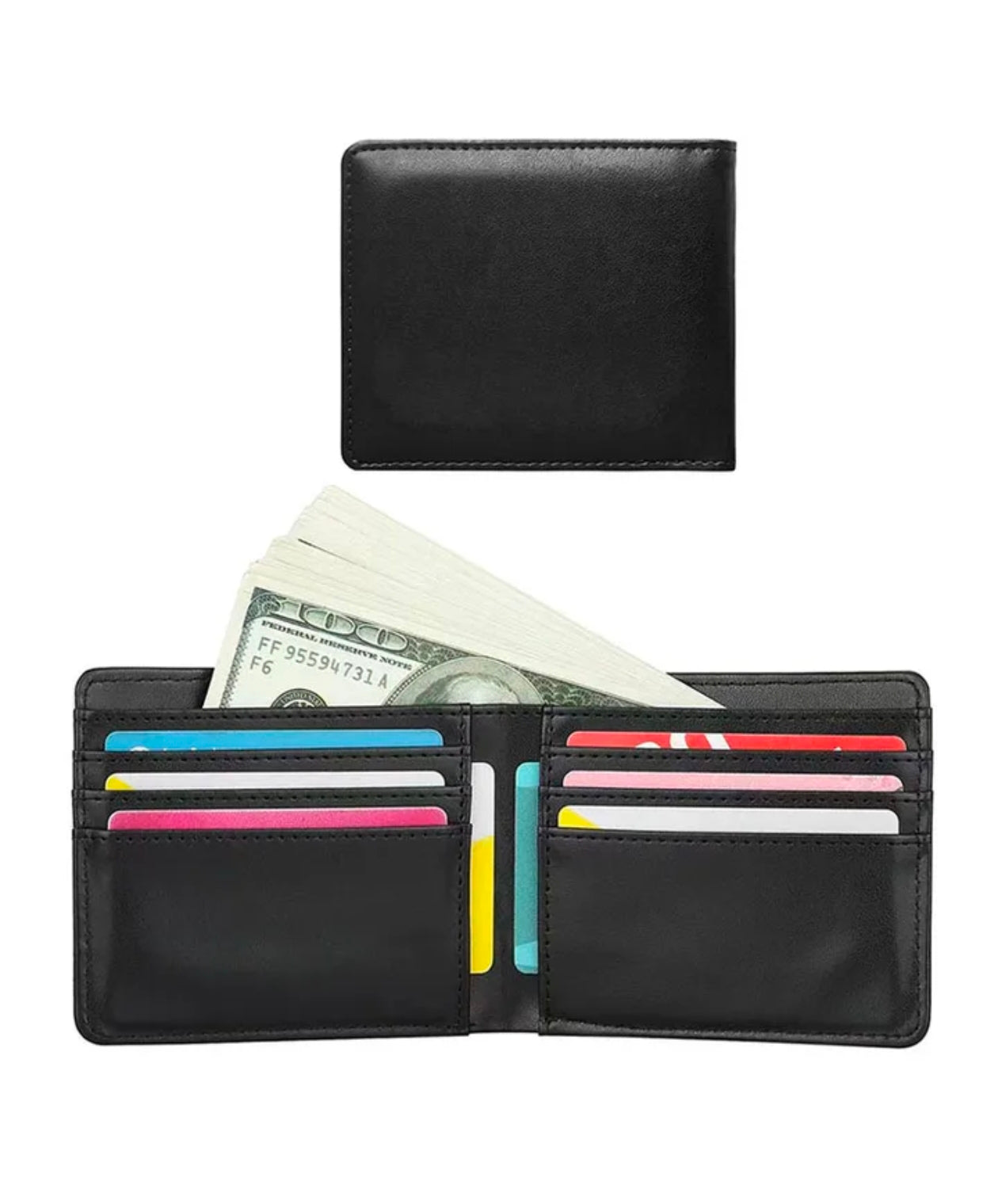 Genuine Leather Slim Card holder wallet | Crazy Horse