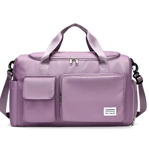 Men Women Travel Gym Shoulder Bags Oxford Waterproof for Clothes & gym